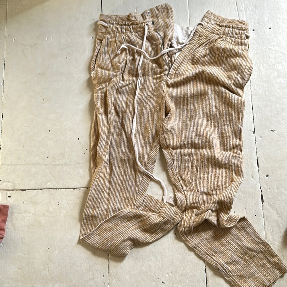 Yellow Free People Pants